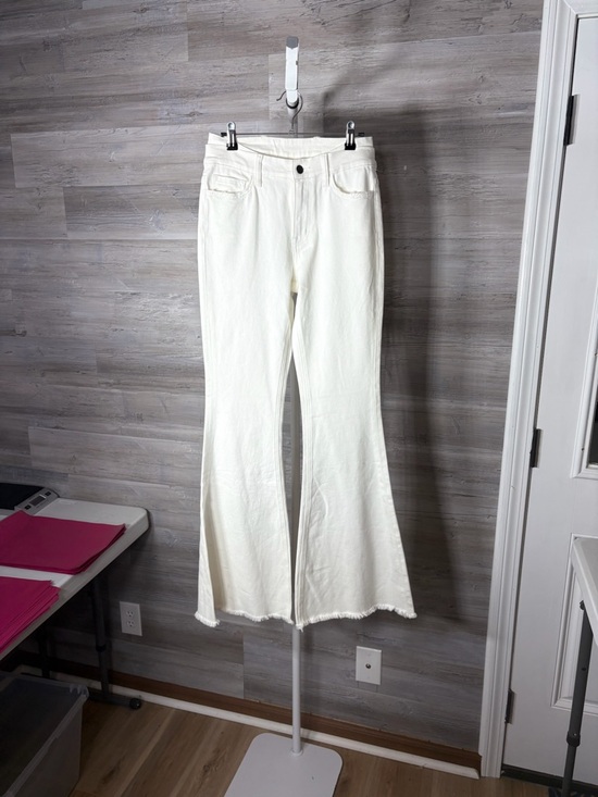 Denim - White Wide-Leg Jeans - Flare Fit 1997
